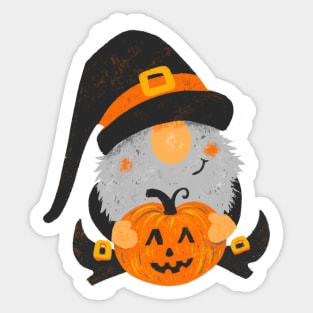 Cute Halloween Gnome Sticker